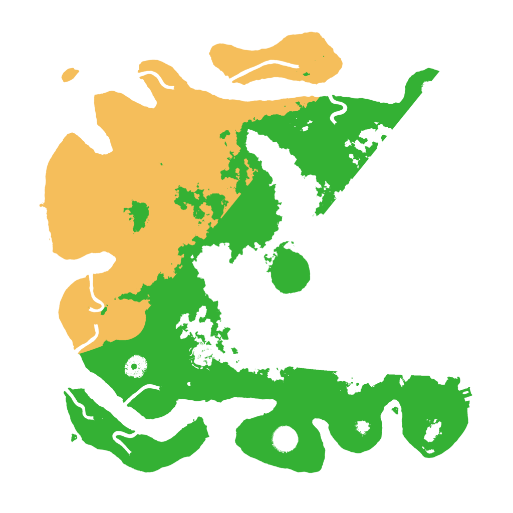 Biome Rust Map: Procedural Map, Size: 3500, Seed: 1689