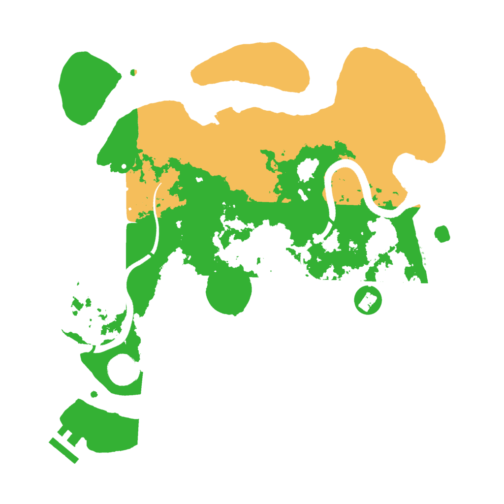 Biome Rust Map: Procedural Map, Size: 3000, Seed: 1271289303