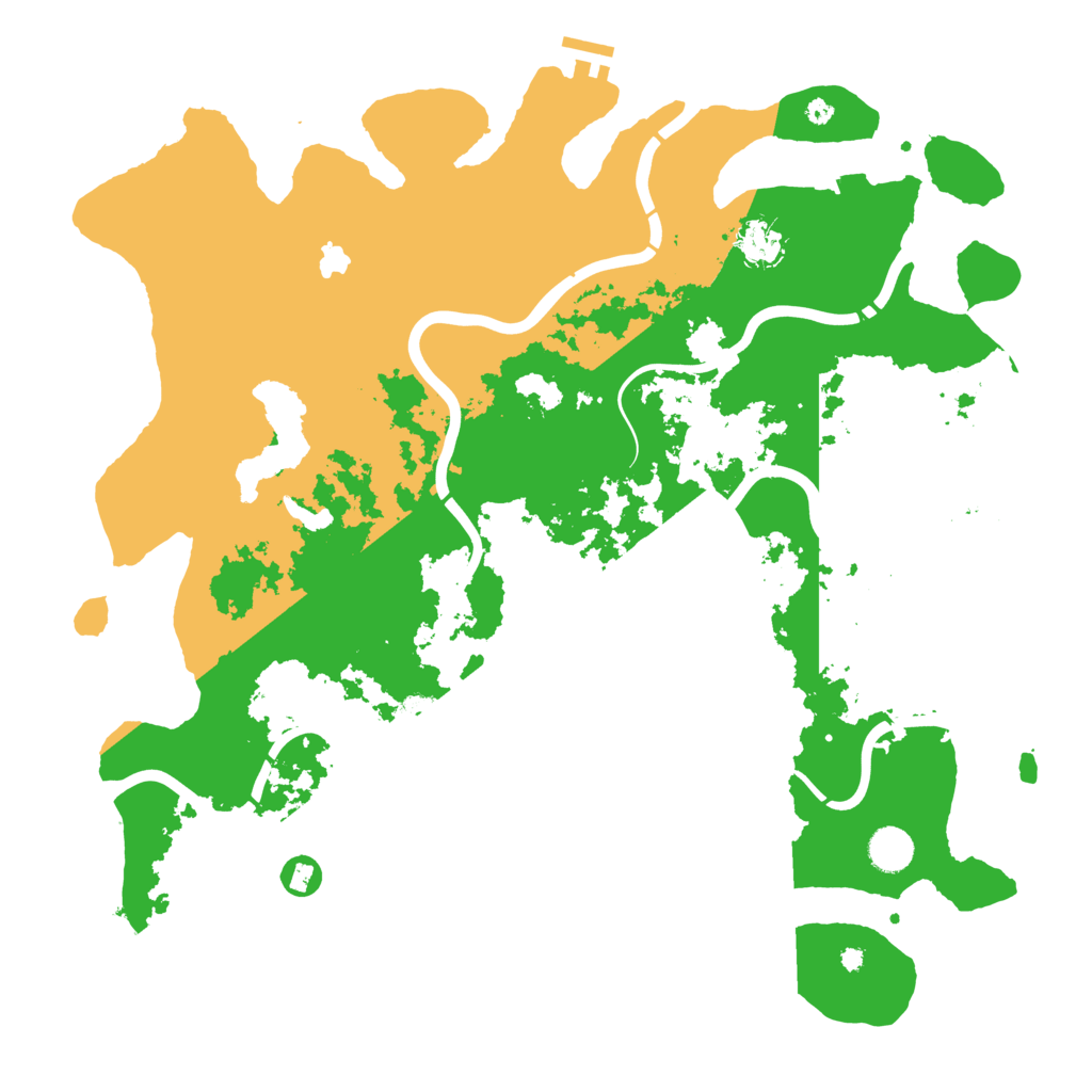 Biome Rust Map: Procedural Map, Size: 4250, Seed: 46825