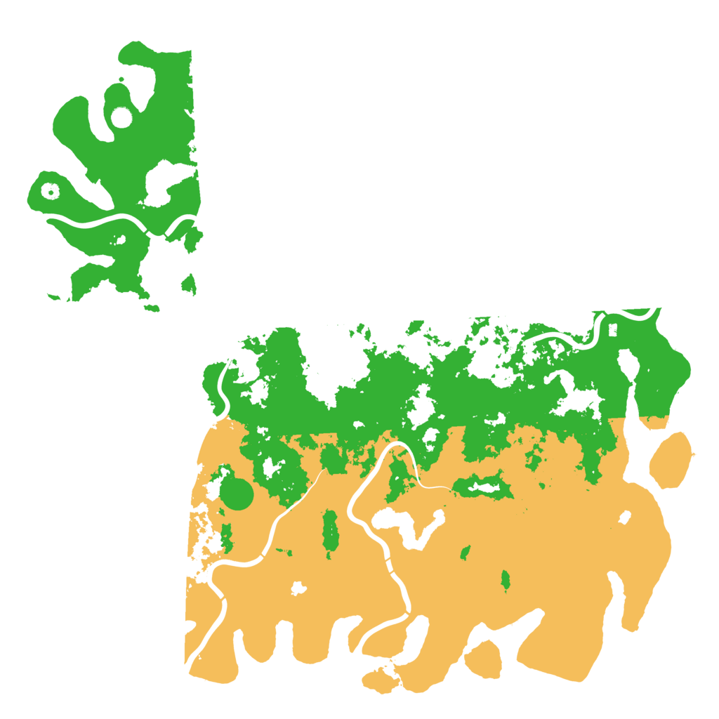 Biome Rust Map: Procedural Map, Size: 6000, Seed: 1545606349