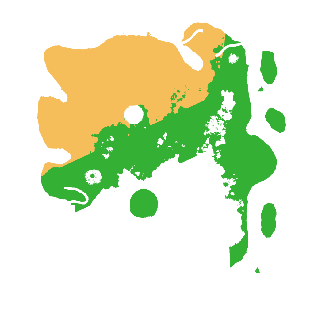 Biome Rust Map: Procedural Map, Size: 3000, Seed: 2422563