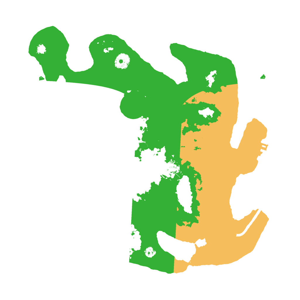 Biome Rust Map: Procedural Map, Size: 3000, Seed: 27965