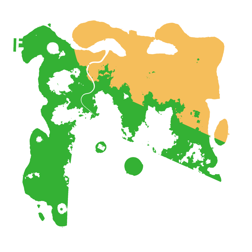 Biome Rust Map: Procedural Map, Size: 3800, Seed: 69845114