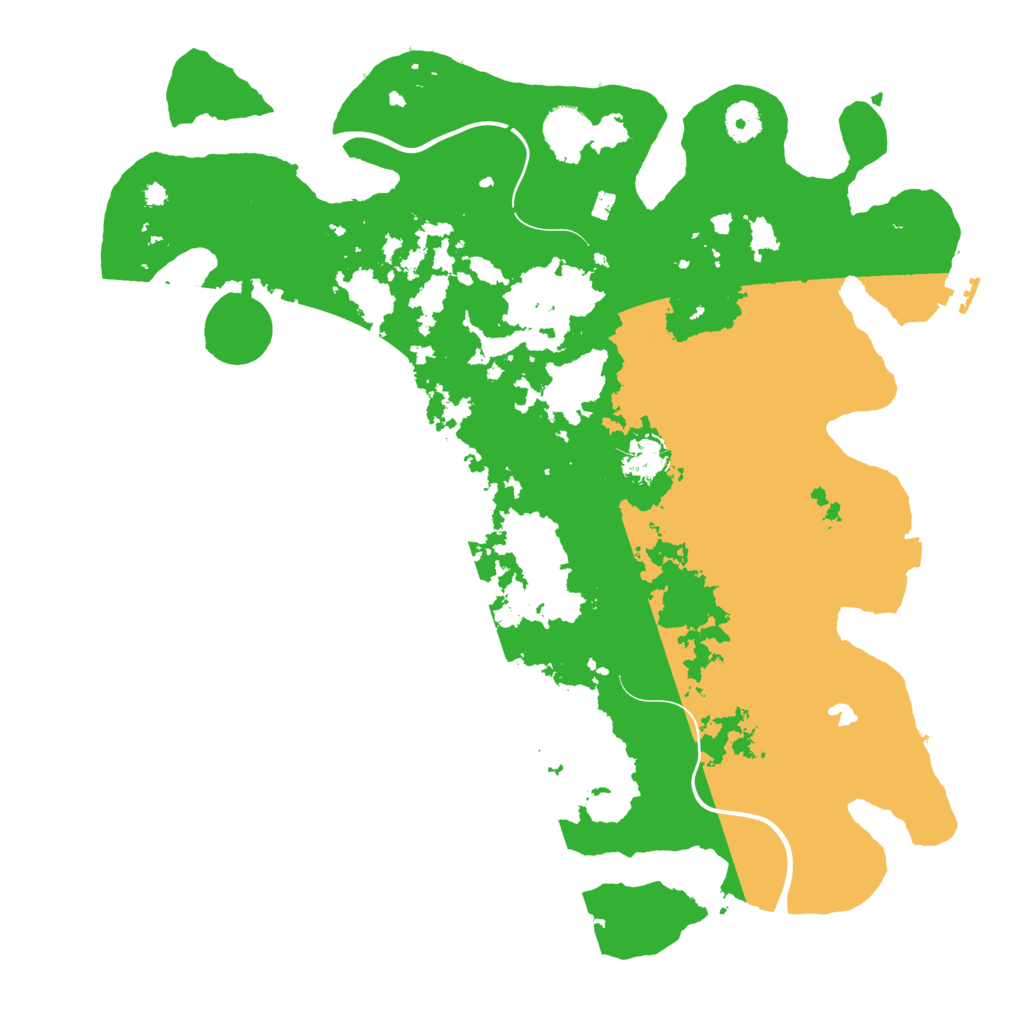 Biome Rust Map: Procedural Map, Size: 4000, Seed: 444666