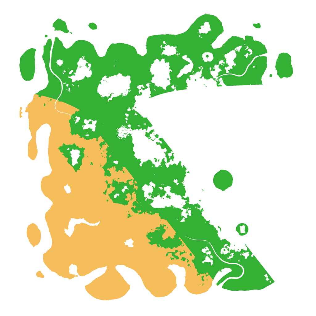 Biome Rust Map: Procedural Map, Size: 4500, Seed: 603077424
