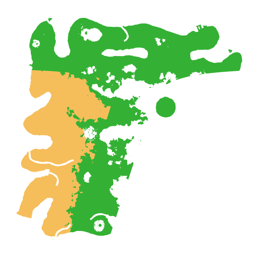 Biome Rust Map: Procedural Map, Size: 3500, Seed: 61763646