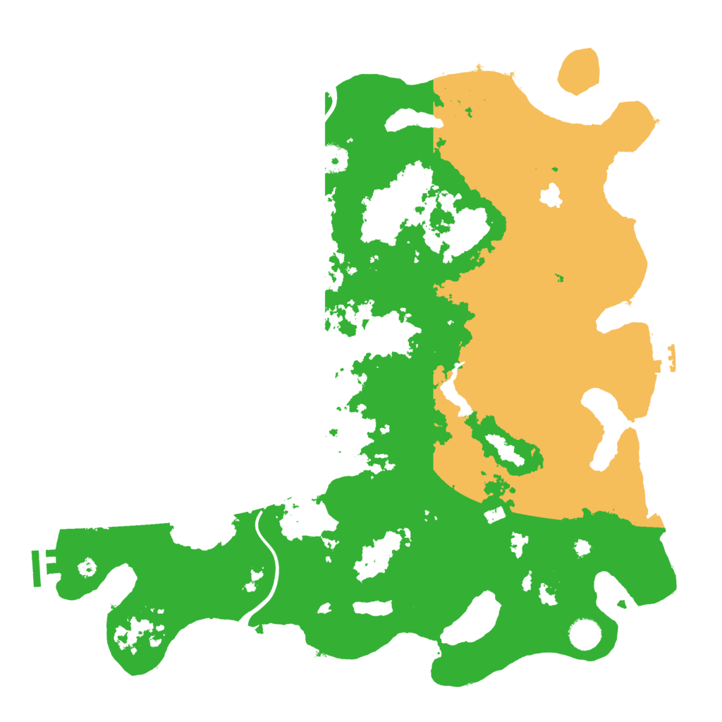 Biome Rust Map: Procedural Map, Size: 4000, Seed: 541071961