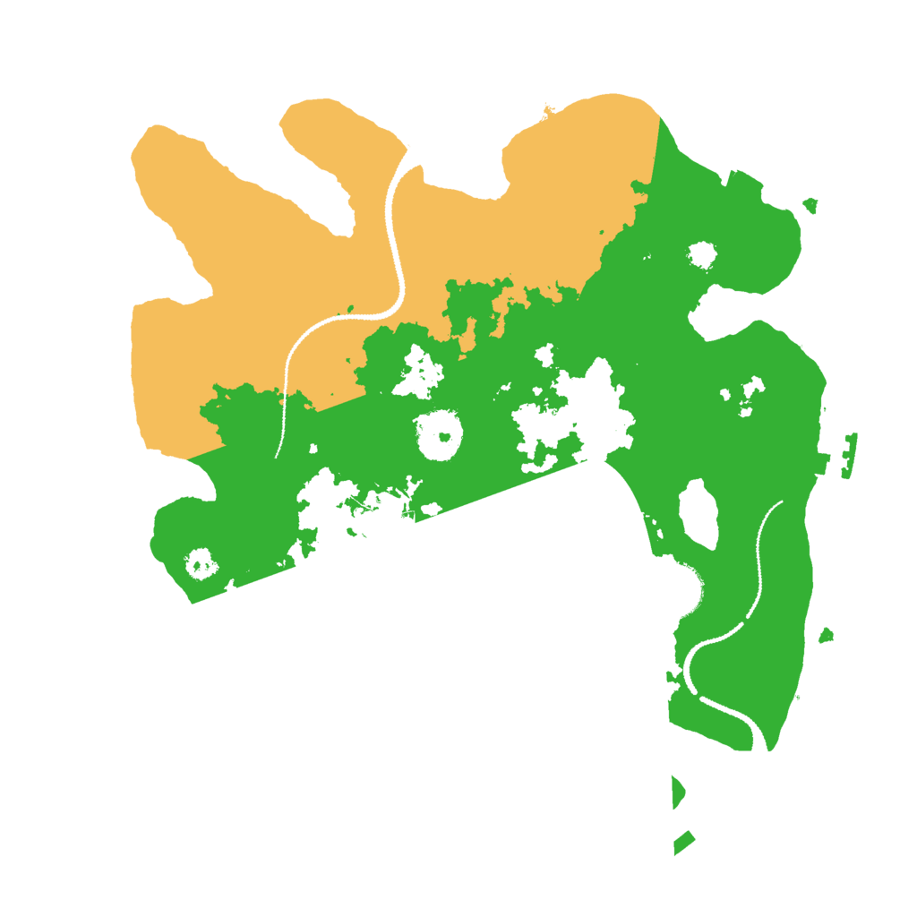 Biome Rust Map: Procedural Map, Size: 3000, Seed: 10082021