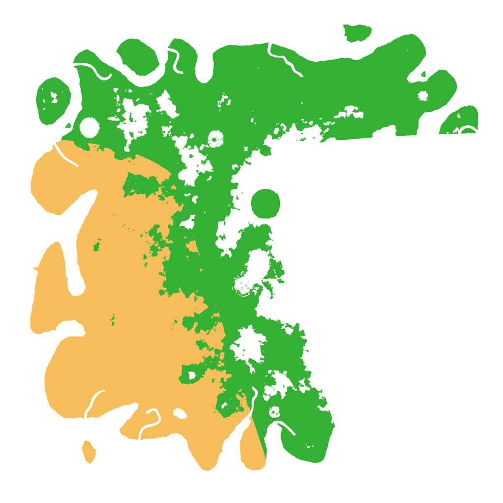 Biome Rust Map: Procedural Map, Size: 4500, Seed: 5983476