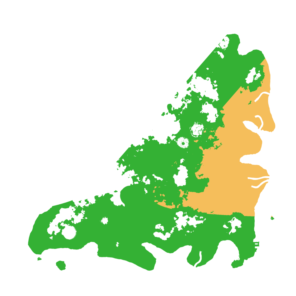 Biome Rust Map: Procedural Map, Size: 3900, Seed: 19730412
