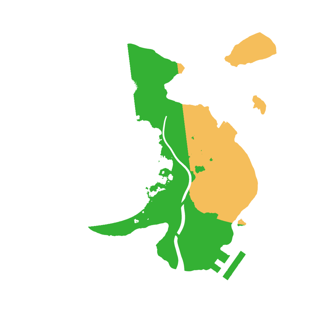 Biome Rust Map: Procedural Map, Size: 2000, Seed: 1487533