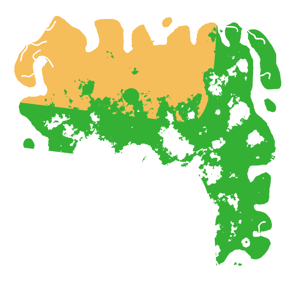 Biome Rust Map: Procedural Map, Size: 5000, Seed: 451315