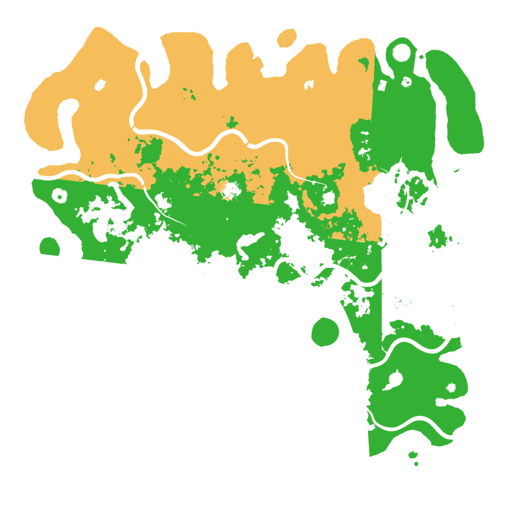 Biome Rust Map: Procedural Map, Size: 5000, Seed: 451315