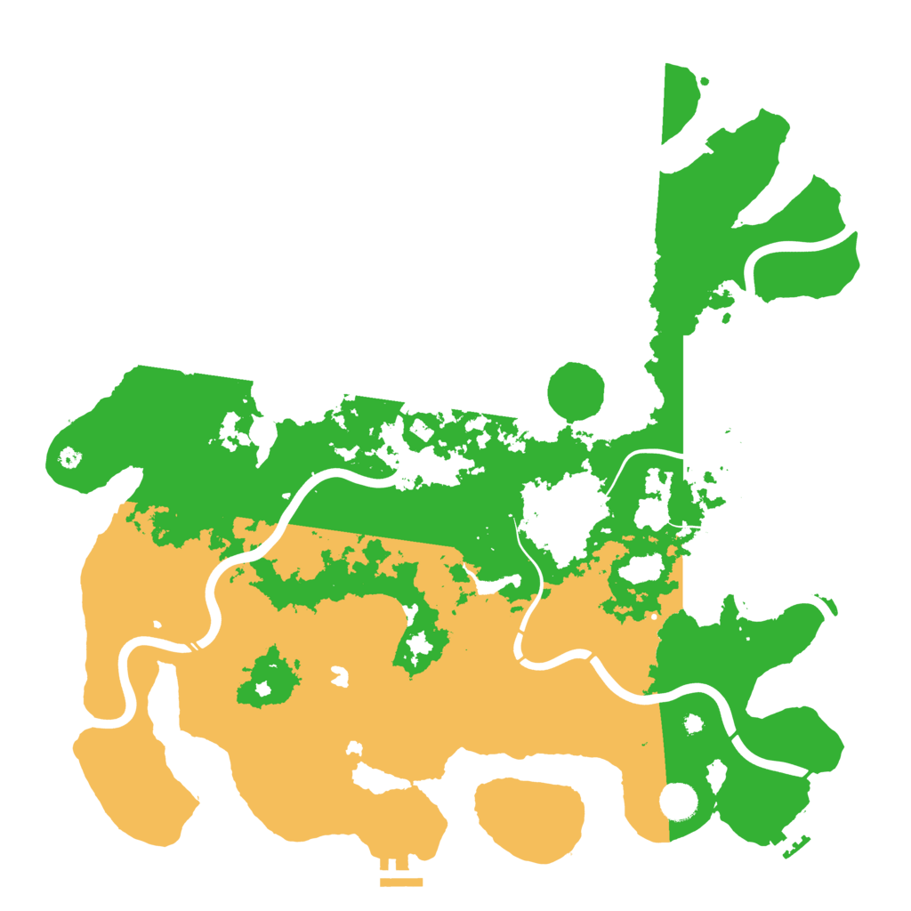 Biome Rust Map: Procedural Map, Size: 4300, Seed: 1462786526