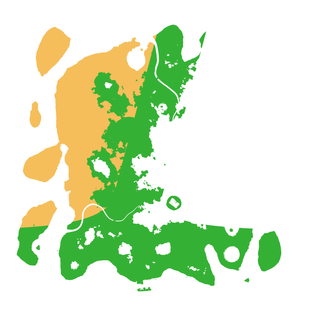 Biome Rust Map: Procedural Map, Size: 3500, Seed: 61297415