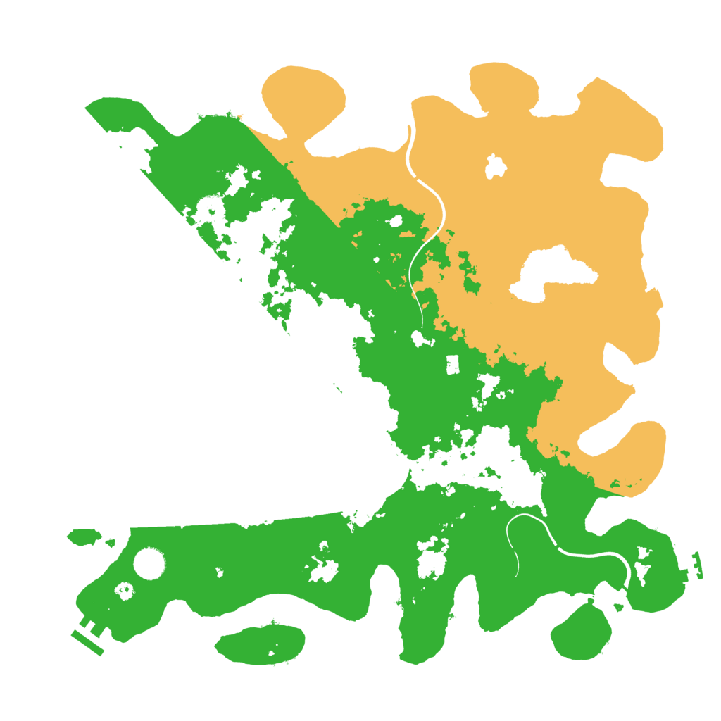 Biome Rust Map: Procedural Map, Size: 4000, Seed: 357918688