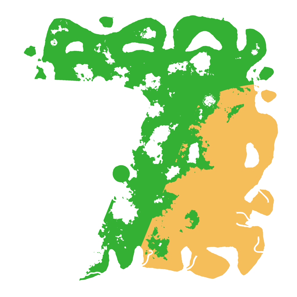 Biome Rust Map: Procedural Map, Size: 4600, Seed: 12345