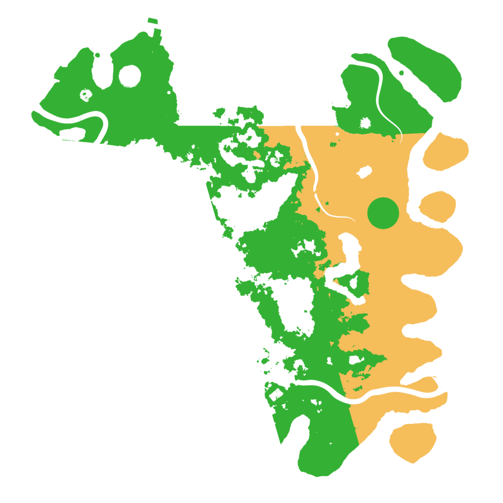 Biome Rust Map: Procedural Map, Size: 4200, Seed: 160