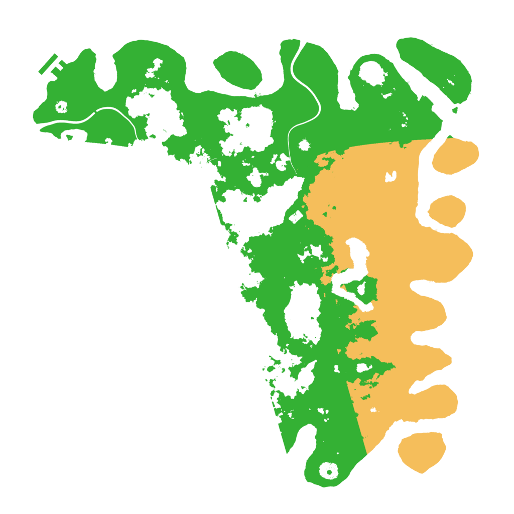 Biome Rust Map: Procedural Map, Size: 4200, Seed: 160