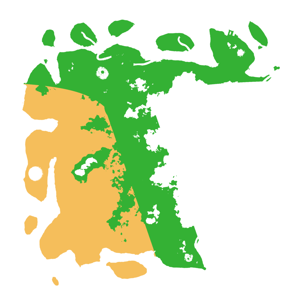 Biome Rust Map: Procedural Map, Size: 3800, Seed: 12277