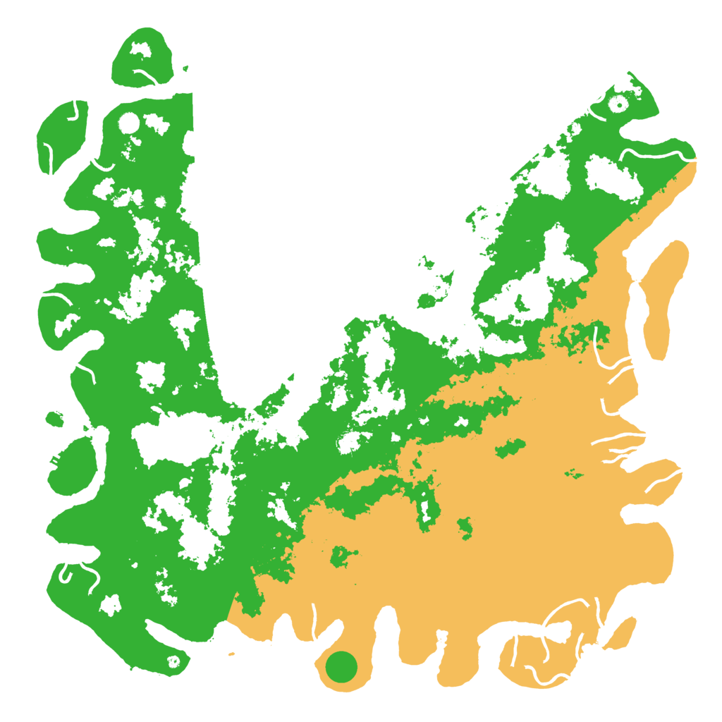 Biome Rust Map: Procedural Map, Size: 6000, Seed: 234342