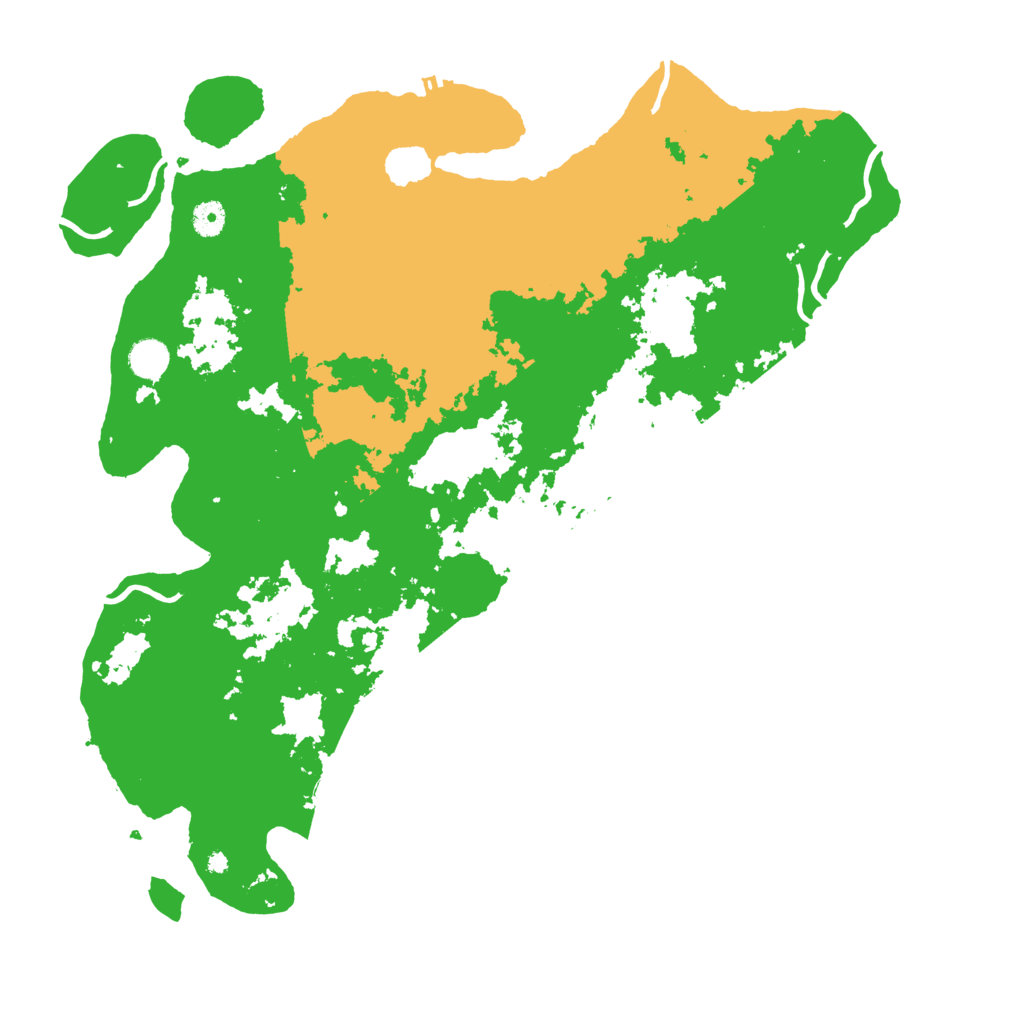 Biome Rust Map: Procedural Map, Size: 4500, Seed: 65556