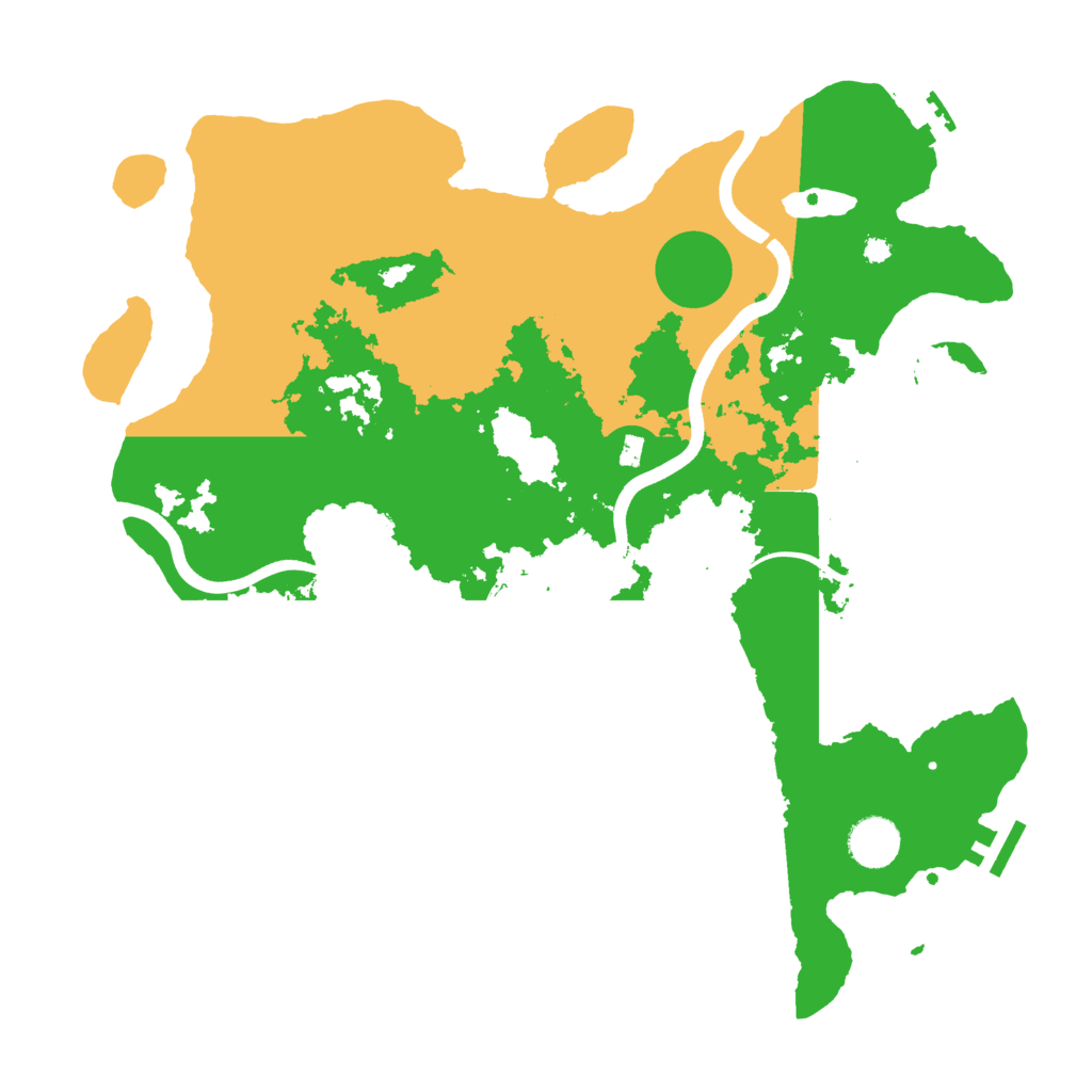 Biome Rust Map: Procedural Map, Size: 3750, Seed: 117115121