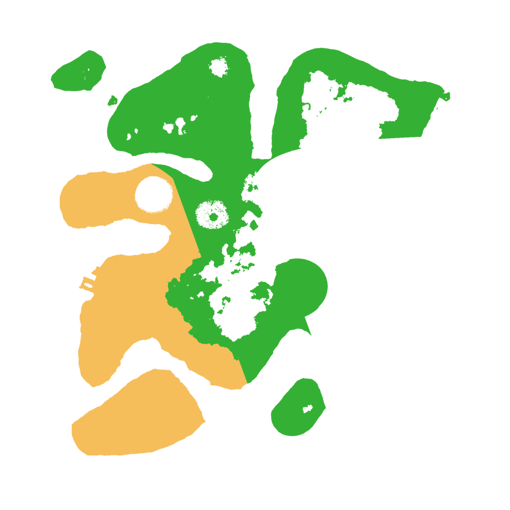 Biome Rust Map: Procedural Map, Size: 2500, Seed: 24428