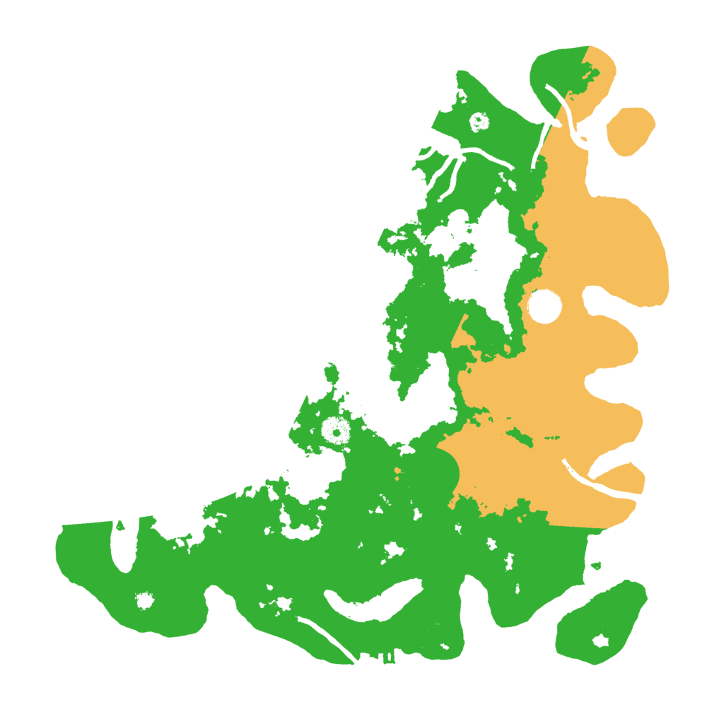 Biome Rust Map: Procedural Map, Size: 3800, Seed: 25247850