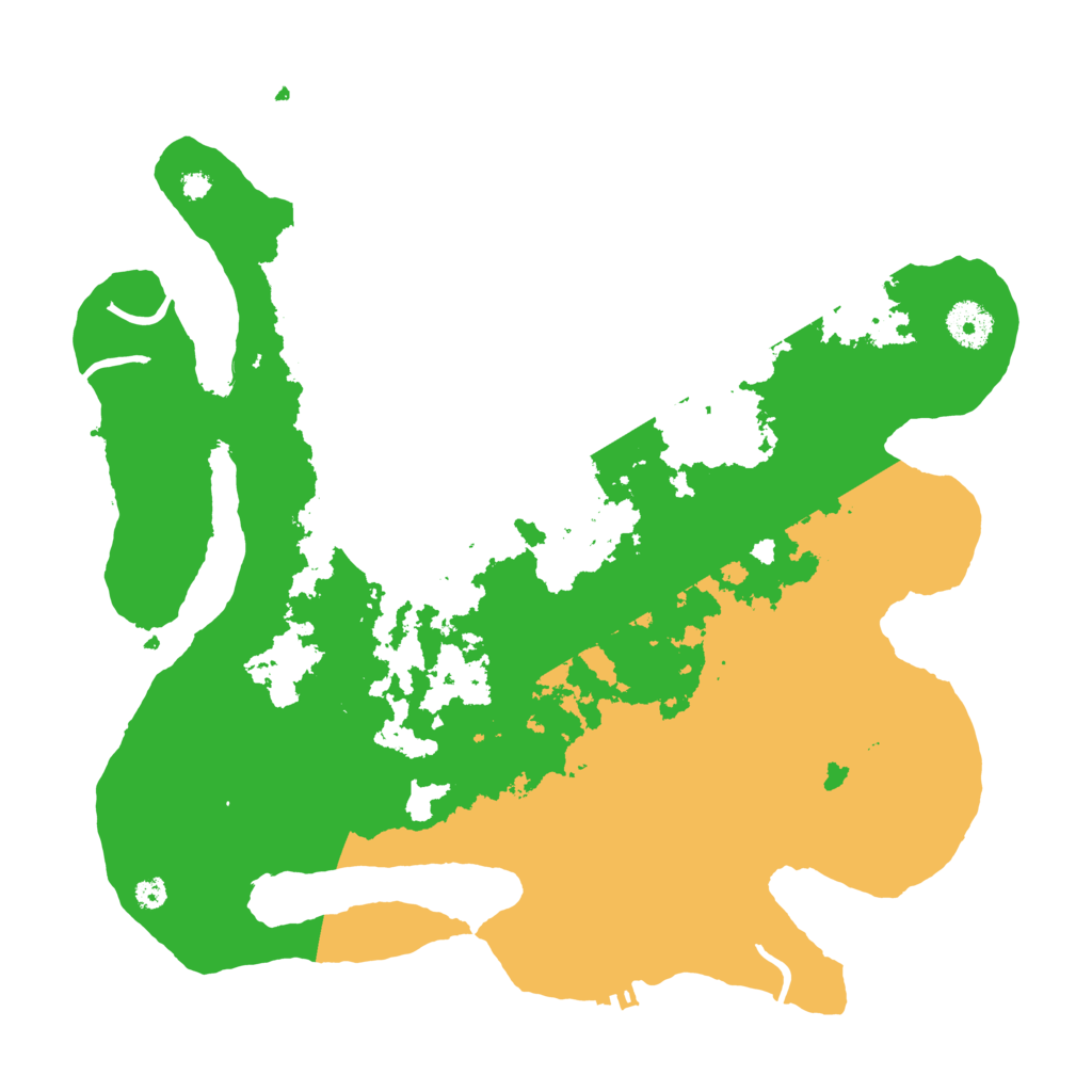 Biome Rust Map: Procedural Map, Size: 3600, Seed: 879392605