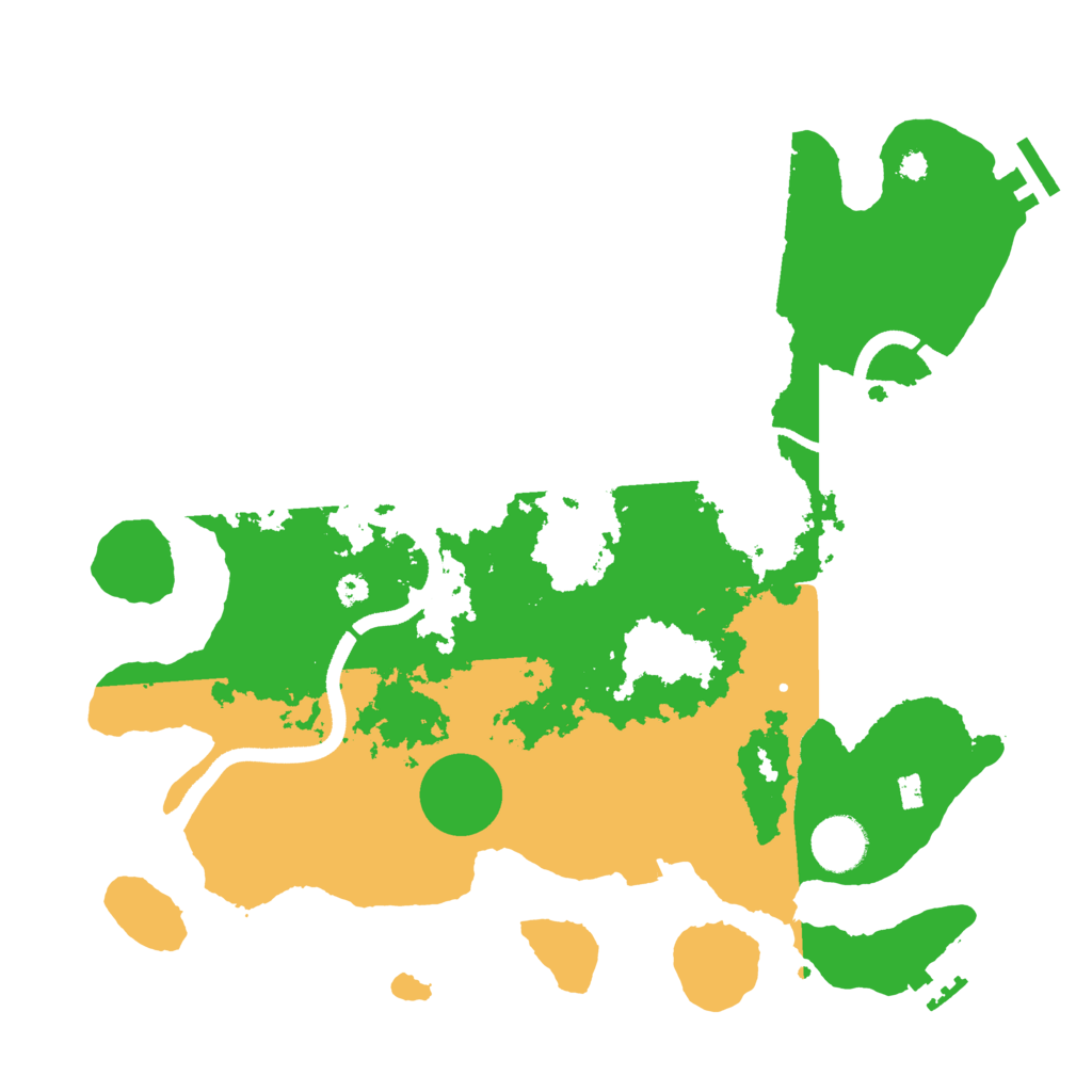 Biome Rust Map: Procedural Map, Size: 3500, Seed: 448864233
