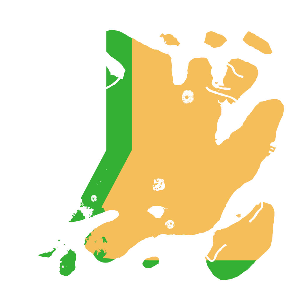 Biome Rust Map: Procedural Map, Size: 3500, Seed: 85734