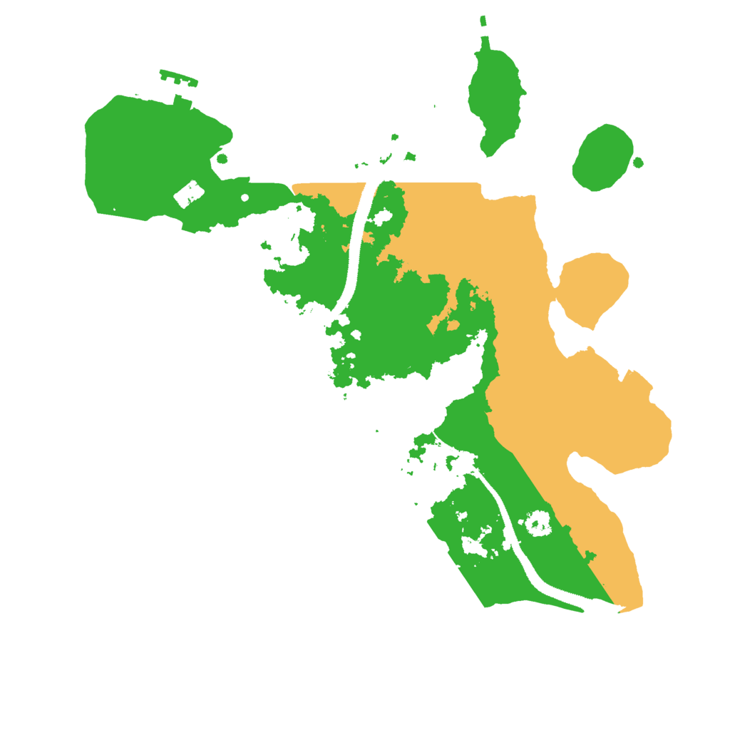 Biome Rust Map: Procedural Map, Size: 2800, Seed: 20200