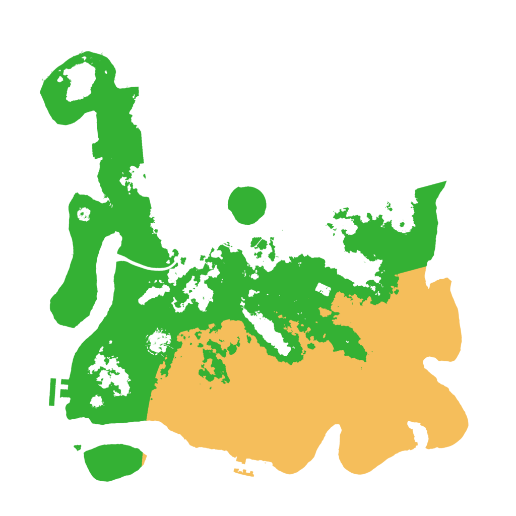 Biome Rust Map: Procedural Map, Size: 3800, Seed: 555420