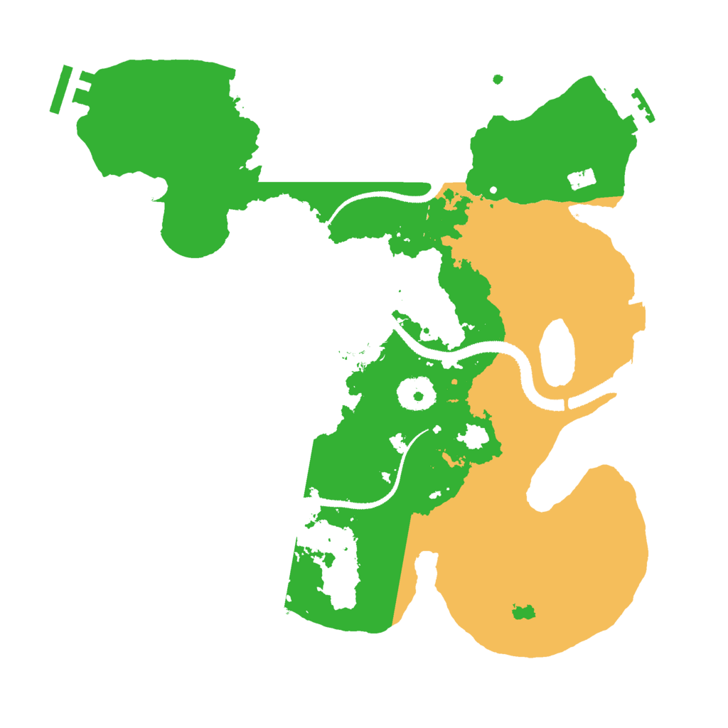 Biome Rust Map: Procedural Map, Size: 3000, Seed: 1325141503