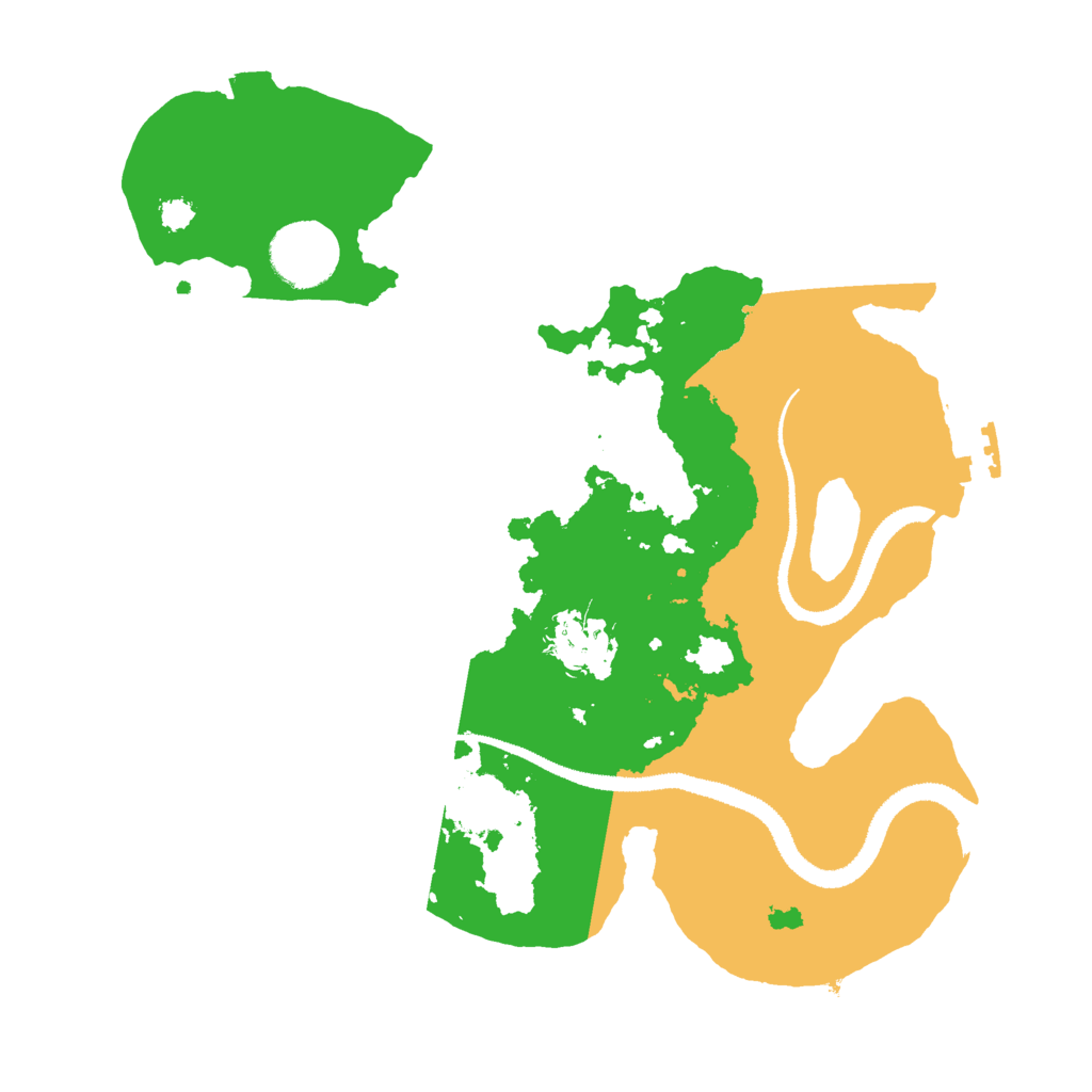 Biome Rust Map: Procedural Map, Size: 3000, Seed: 1325141503