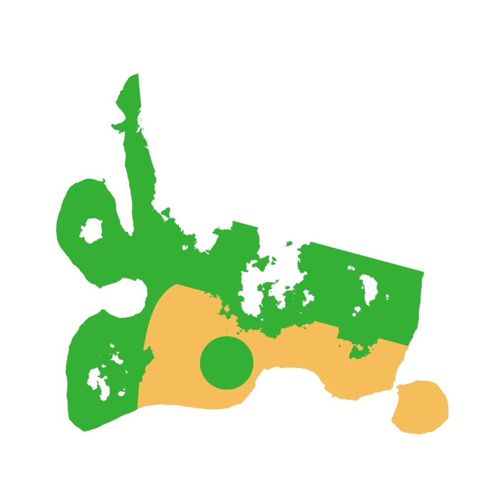 Biome Rust Map: Barren, Size: 2500, Seed: 190