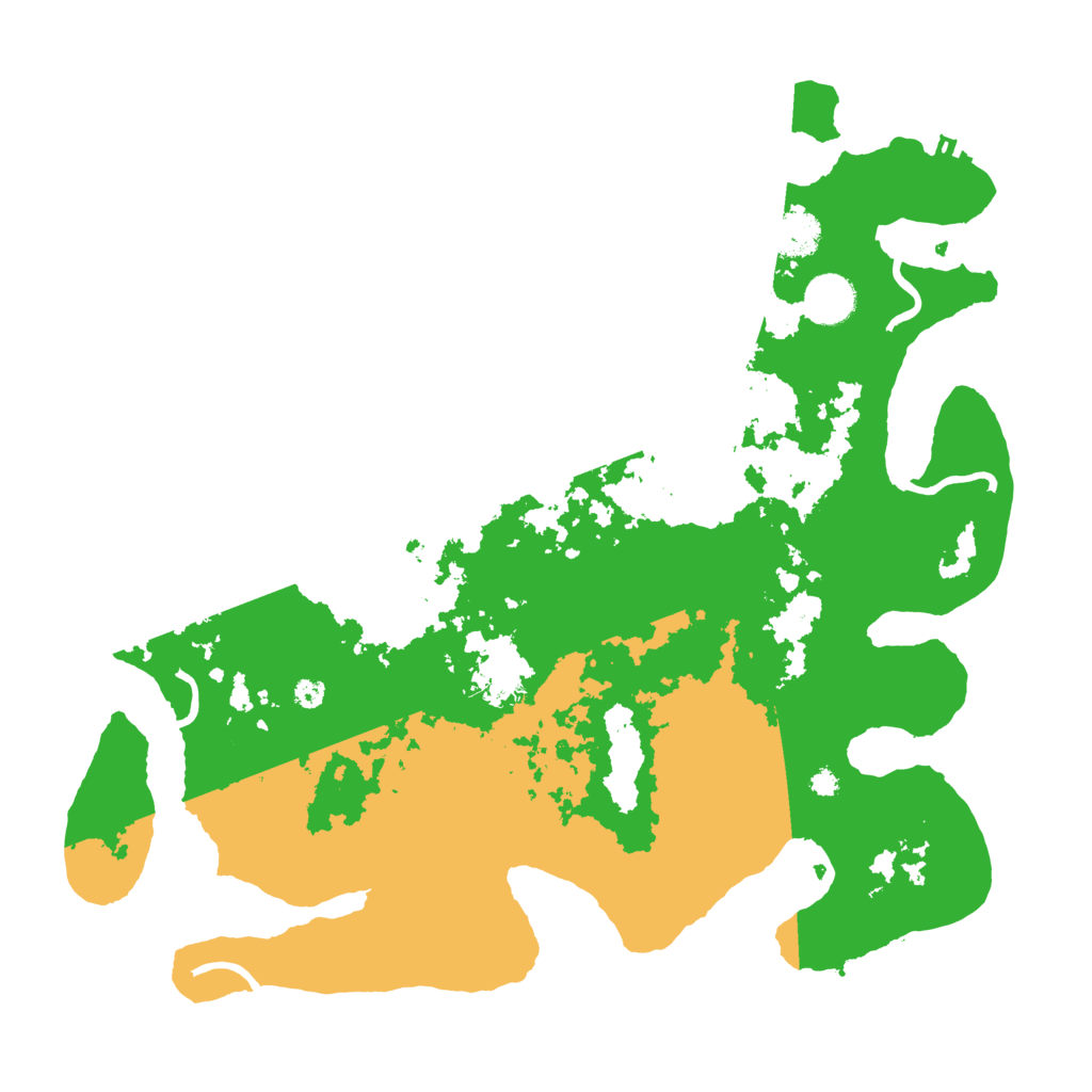 Biome Rust Map: Procedural Map, Size: 3750, Seed: 529460735