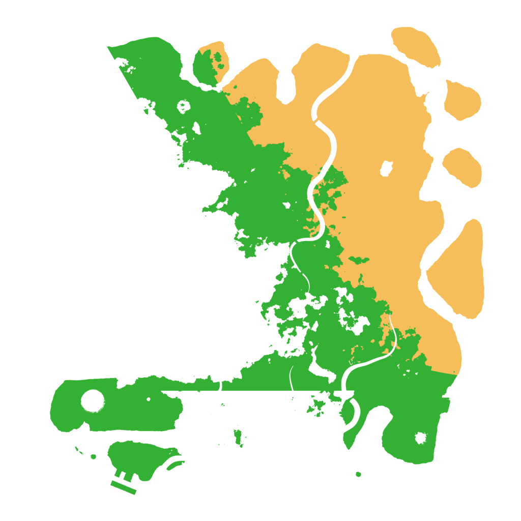 Biome Rust Map: Procedural Map, Size: 4000, Seed: 557832