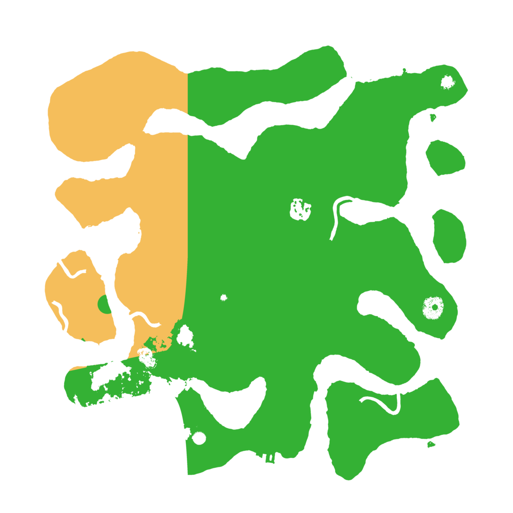 Biome Rust Map: Procedural Map, Size: 3500, Seed: 1999188540