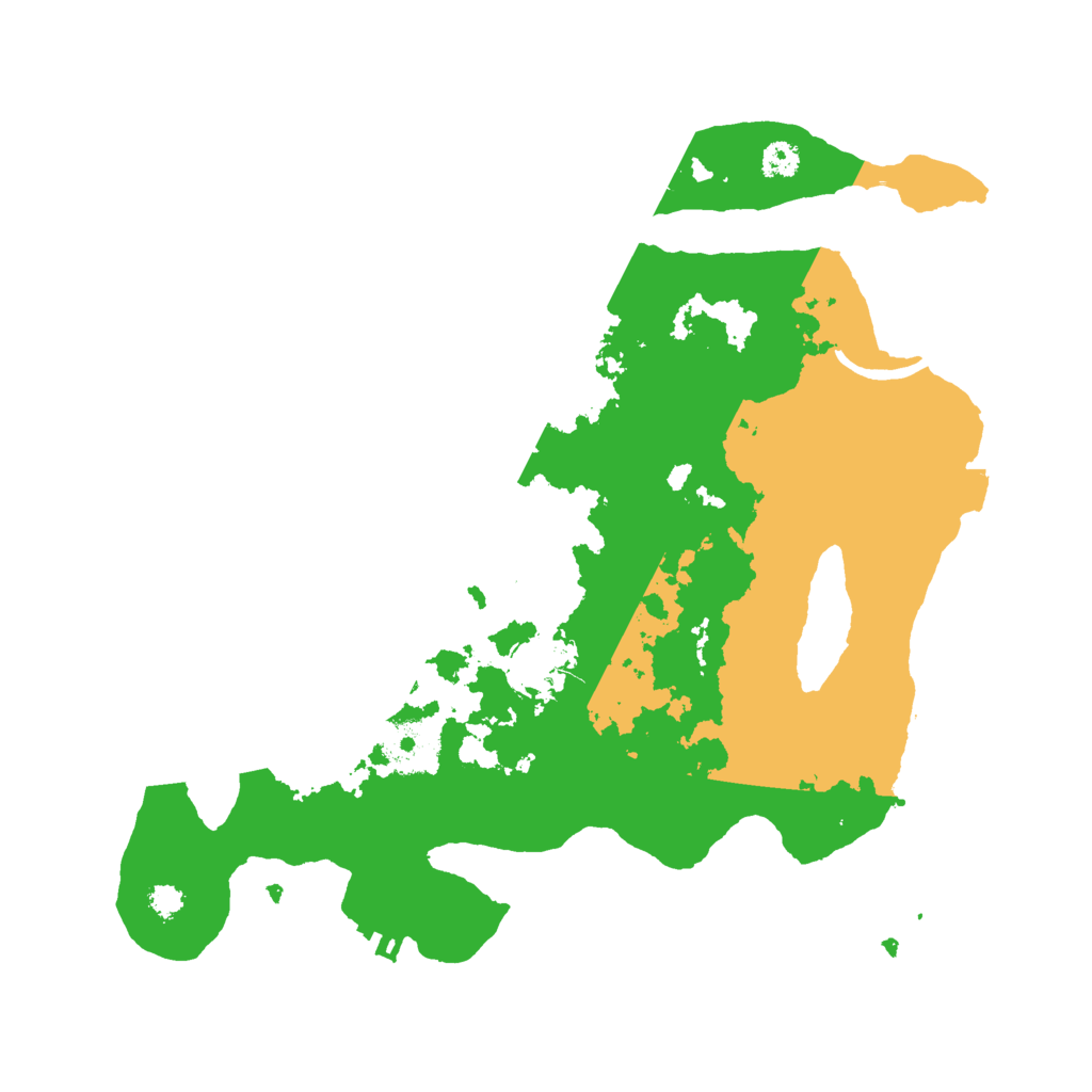 Biome Rust Map: Procedural Map, Size: 3000, Seed: 1204585009