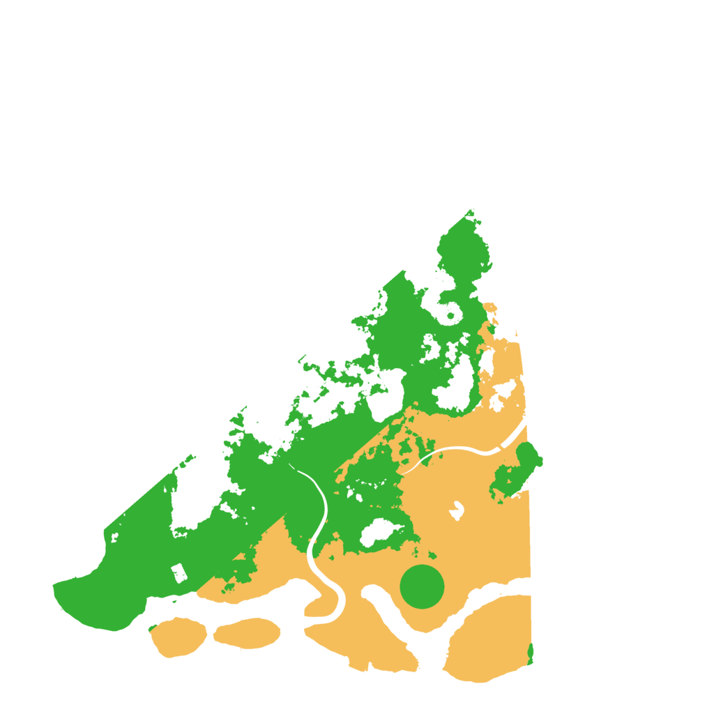 Biome Rust Map: Procedural Map, Size: 4250, Seed: 516801255