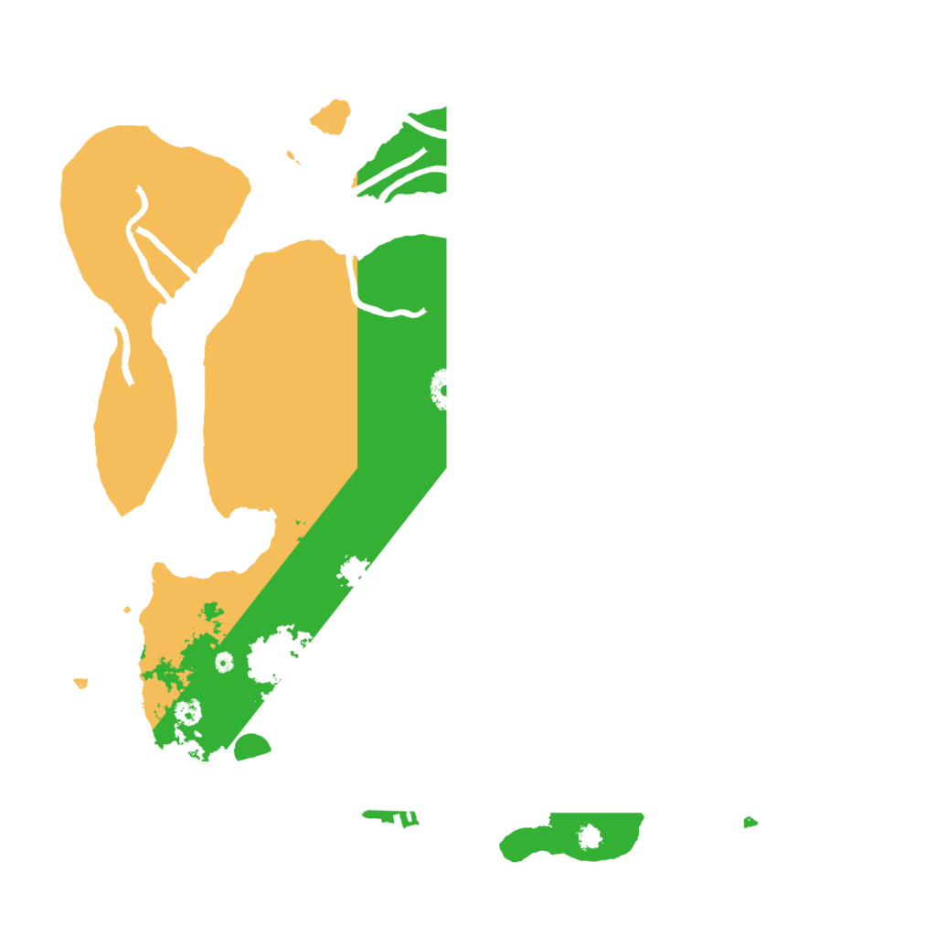 Biome Rust Map: Procedural Map, Size: 3500, Seed: 886862743