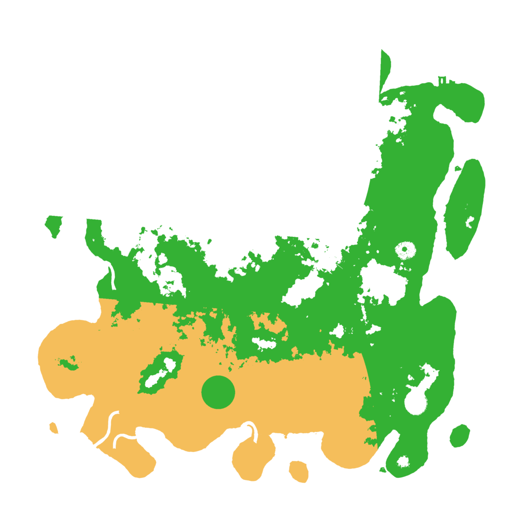 Biome Rust Map: Procedural Map, Size: 4096, Seed: 1234