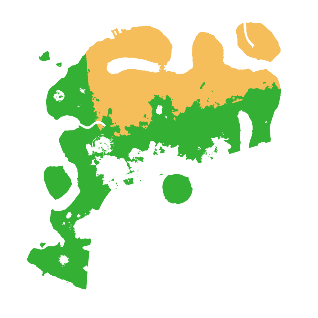 Biome Rust Map: Procedural Map, Size: 3000, Seed: 229572