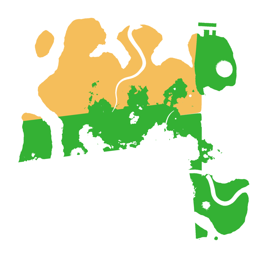 Biome Rust Map: Procedural Map, Size: 3000, Seed: 1969371197