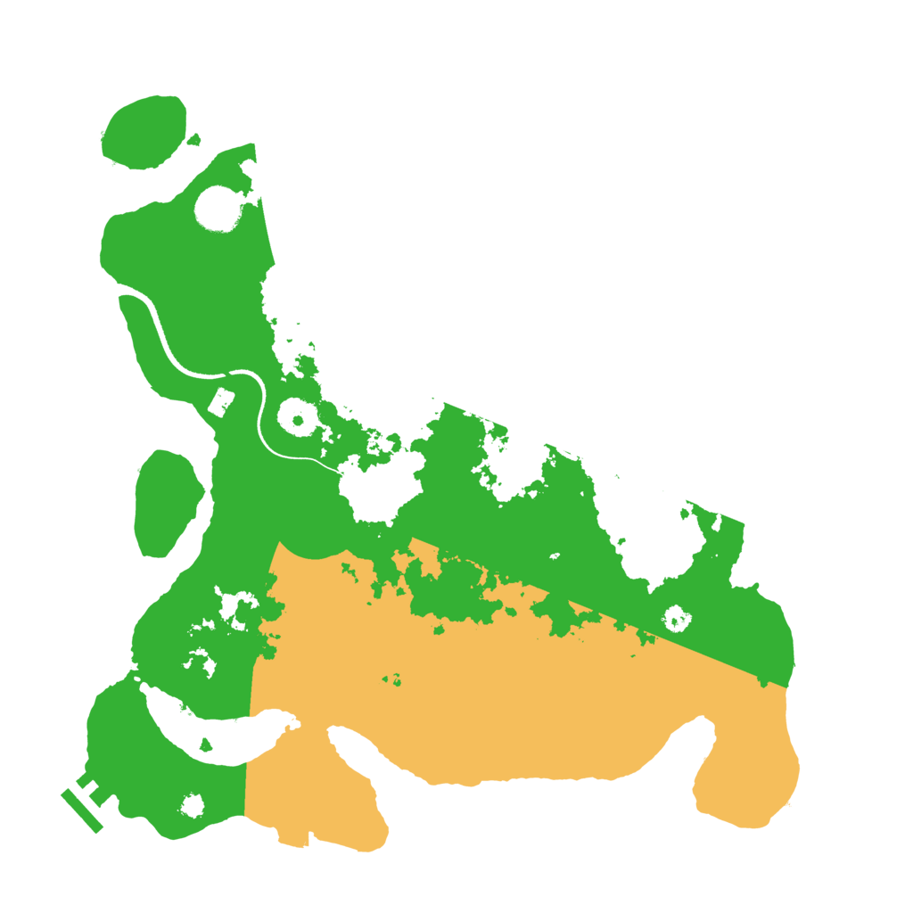 Biome Rust Map: Procedural Map, Size: 3500, Seed: 879587538