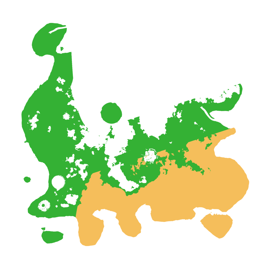 Biome Rust Map: Procedural Map, Size: 3500, Seed: 6970274