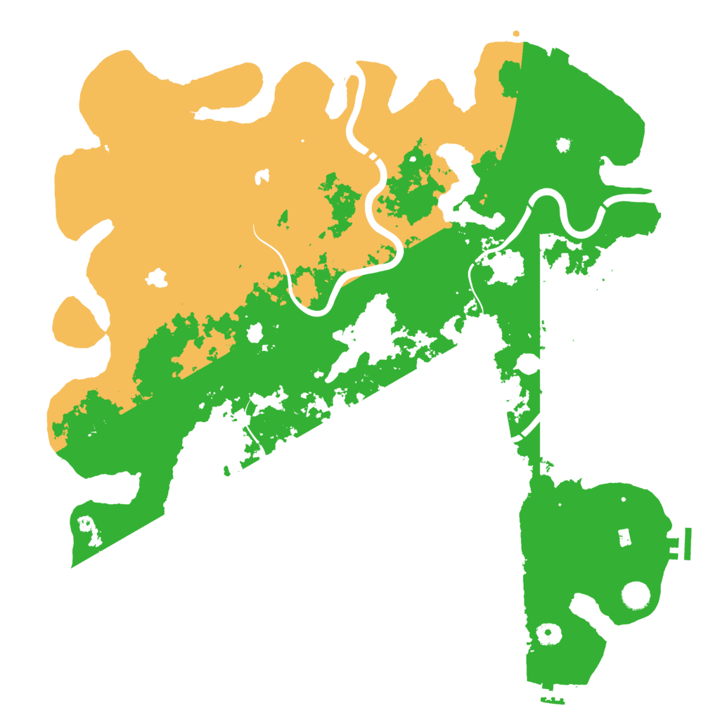 Biome Rust Map: Procedural Map, Size: 4500, Seed: 1178853373