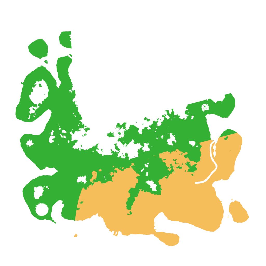 Biome Rust Map: Procedural Map, Size: 3700, Seed: 4500